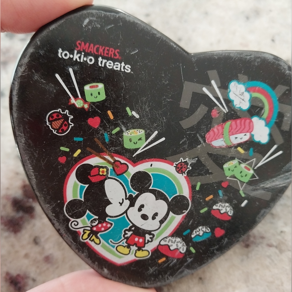 Mickey Minnie Mouse Disney Bonne Bell Smackers Vintage Mirror Compact